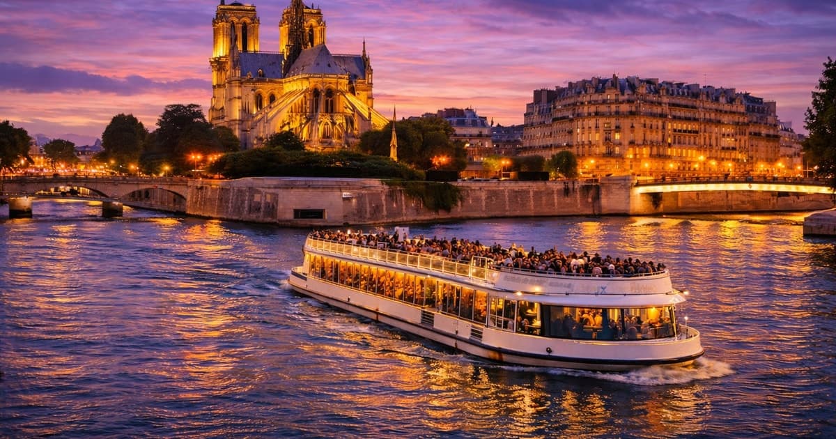 Paris: Day or Evening Seine River Cruise & Waffle Tasting
