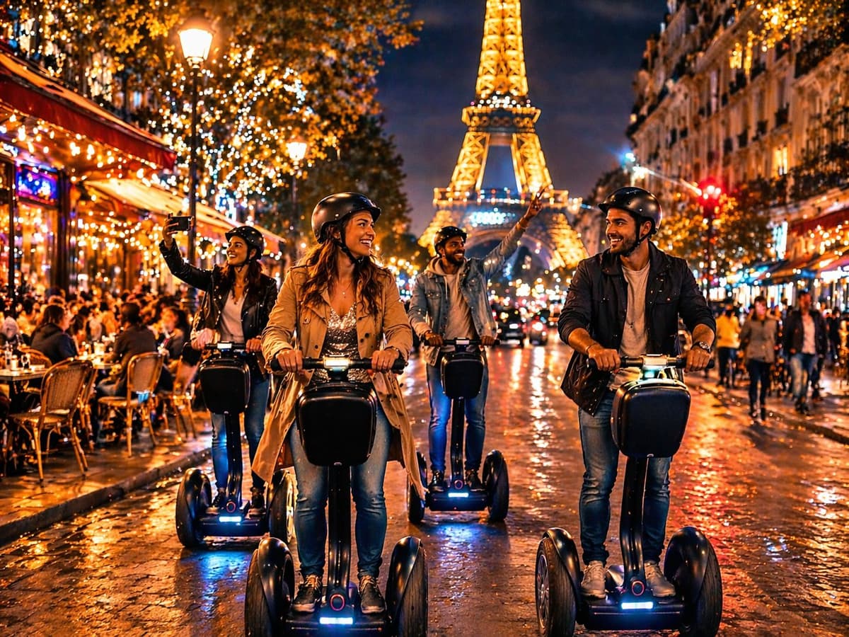 Paris: Private Segway Night Tour Experience – Eiffel Tower